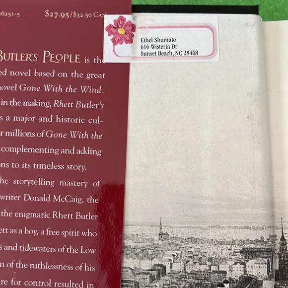 Rhett Butler’s People by McCraig & Lost Laysen by Margaret Mitchell HC/DJ Books - Picture 5 of 7